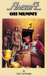 Oh Mummy Amstrad CPC US box art
